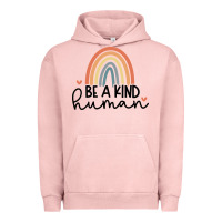 Pigment Salmon be a kind Urban Hoodie - Unal Design