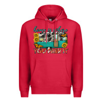 Cardinal home is where  you park it Premium Hoodie - texasbilliewilder