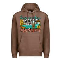Chestnut home is where  you park it Premium Hoodie - texasbilliewilder