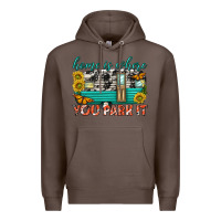 Coffee home is where  you park it Premium Hoodie - texasbilliewilder