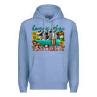 Colony Blue home is where  you park it Premium Hoodie - texasbilliewilder
