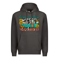 Smoke home is where  you park it Premium Hoodie - texasbilliewilder
