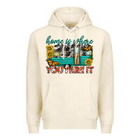 Tofu home is where  you park it Premium Hoodie - texasbilliewilder