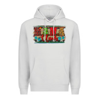 Dove Grey Western Christmas Mama Claus Premium Hoodie - RanaPortraitStore