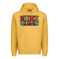 Mustard Western Christmas Mama Claus Premium Hoodie - RanaPortraitStore
