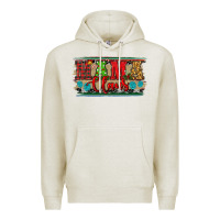 Oatmeal Heather Western Christmas Mama Claus Premium Hoodie - RanaPortraitStore