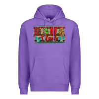 Purple Western Christmas Mama Claus Premium Hoodie - RanaPortraitStore