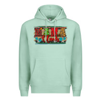 Seafoam Western Christmas Mama Claus Premium Hoodie - RanaPortraitStore
