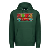 Sports Green Western Christmas Mama Claus Premium Hoodie - RanaPortraitStore