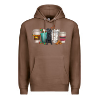 Chestnut labrador retriever dog coffee cups Premium Hoodie - texasbilliewilder