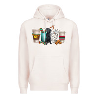 Pale Pink labrador retriever dog coffee cups Premium Hoodie - texasbilliewilder