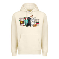 Tofu labrador retriever dog coffee cups Premium Hoodie - texasbilliewilder