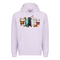 Lilac labrador retriever dog coffee cups Premium Hoodie - texasbilliewilder