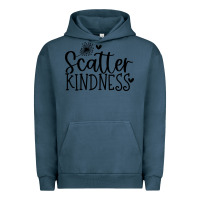 Pigment Midnight Navy kindness Urban Hoodie - Unal Design