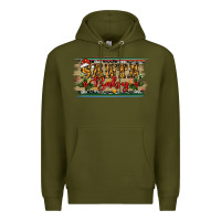 Army Green Santa Baby Western Christmas Premium Hoodie - RanaPortraitStore