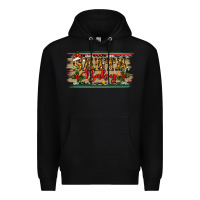 Black Santa Baby Western Christmas Premium Hoodie - RanaPortraitStore