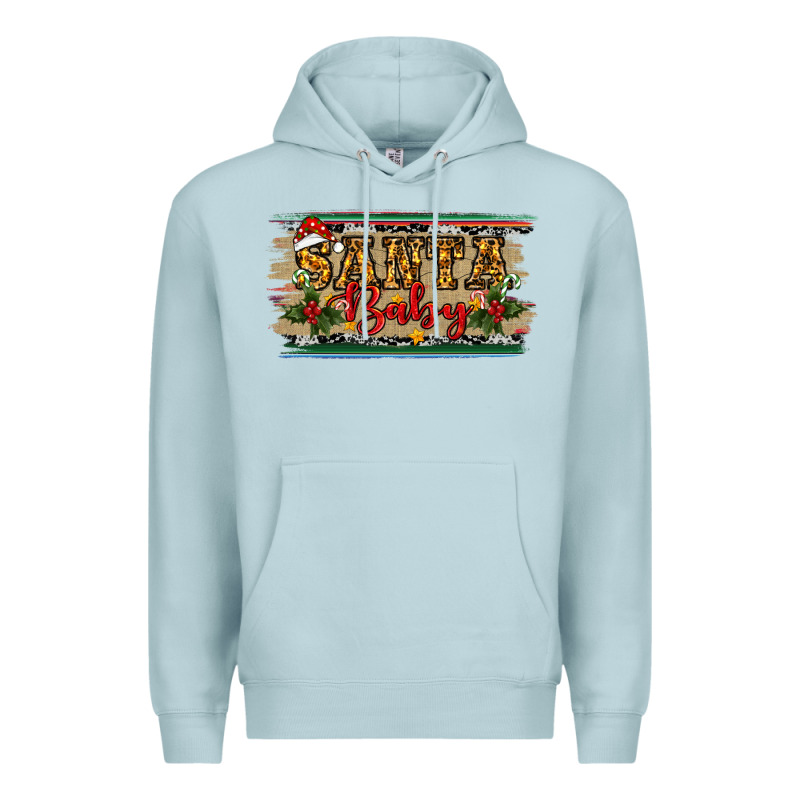 Santa Baby Western Christmas Premium Hoodie by RanaPortraitStore | Teevron