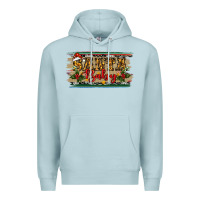Blue Mist Santa Baby Western Christmas Premium Hoodie - RanaPortraitStore