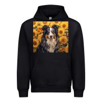 Black australian shepherd Urban Hoodie - Unal Design