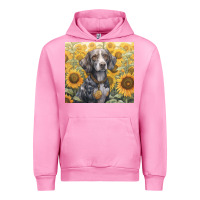 Fuchsia Pink beagle Urban Hoodie - Unal Design