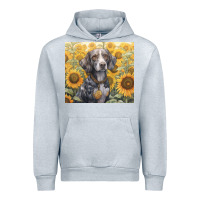 Heather Grey beagle Urban Hoodie - Unal Design