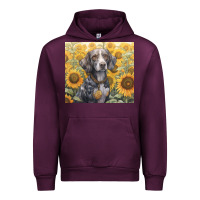 Mauve Wine beagle Urban Hoodie - Unal Design