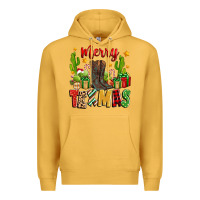 Mustard merry texmas Premium Hoodie - Zillion Design Studio