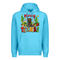 Ocean Blue merry texmas Premium Hoodie - Zillion Design Studio