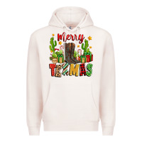 Pale Pink merry texmas Premium Hoodie - Zillion Design Studio