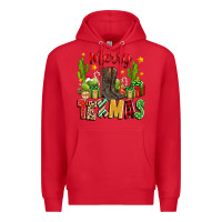 Red merry texmas Premium Hoodie - Zillion Design Studio