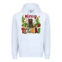 White merry texmas Premium Hoodie - Zillion Design Studio
