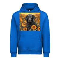 Cobalt black lab Urban Hoodie - Unal Design