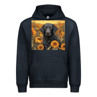 Navy black lab Urban Hoodie - Unal Design