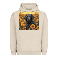 Pigment French Oak black lab Urban Hoodie - Unal Design