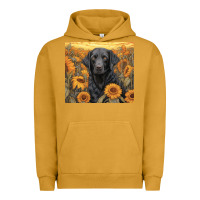 Pigment Peanut Butter black lab Urban Hoodie - Unal Design