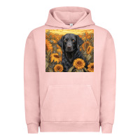 Pigment Salmon black lab Urban Hoodie - Unal Design
