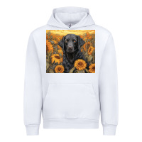 White black lab Urban Hoodie - Unal Design