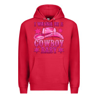 Cardinal i wanna be a cowboy baby Premium Hoodie - texasbilliewilder