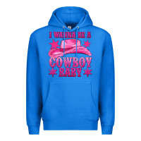 True Royal i wanna be a cowboy baby Premium Hoodie - texasbilliewilder