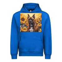 Cobalt boxer dog Urban Hoodie - Unal Design