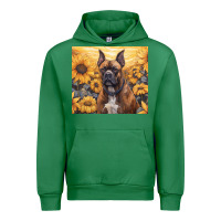 Emerald boxer dog Urban Hoodie - Unal Design