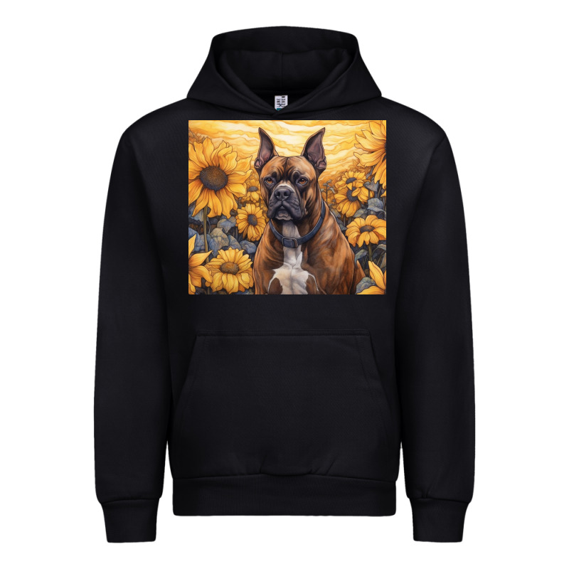 Boxer Dog Urban Hoodie by Unal Design | Teevron