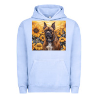 Pigment Grape Ice boxer dog Urban Hoodie - Unal Design