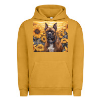 Pigment Peanut Butter boxer dog Urban Hoodie - Unal Design