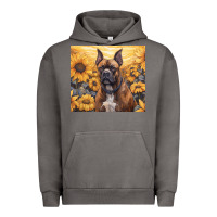 Pigment Tornado boxer dog Urban Hoodie - Unal Design