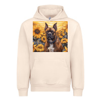 Sandshell boxer dog Urban Hoodie - Unal Design