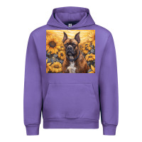 Tulip boxer dog Urban Hoodie - Unal Design