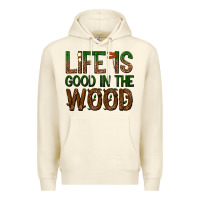 Sandshell life is good in the wood Premium Hoodie - texasbilliewilder