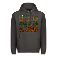 Smoke life is good in the wood Premium Hoodie - texasbilliewilder