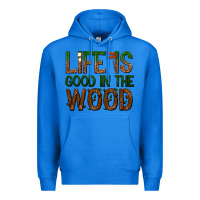 True Royal life is good in the wood Premium Hoodie - texasbilliewilder